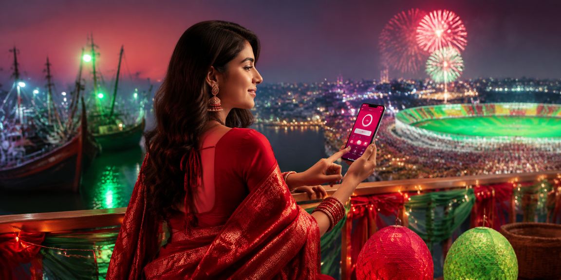 পহেলা বৈশাখে কক্সবাজারে মোবাইলে পেমেন্ট করছেন একজন cc999 ব্যবহারকারী